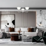 Подвесная люстра Arte Milano Amalfi-0656 330656/3 WT+SL (220V, на цепи)