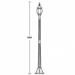 Наземный фонарь Oasis Light 83408S Bl (220V, IP44)