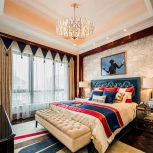 Подвесная люстра хрустальная на штанге Arte Milano Sorrento-2009 372009/6/250/490 GD (220V)