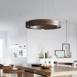 Подвесной кольцевой светильник Range 1 D70 Black Walnut ImperiumLoft Range01 (195534-26) (LED, 220V, на тросе, кольцо)