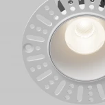 Встраиваемый светильник под гипсокартон Maytoni Dip DL119-10W-4K-TRS-W (LED, 220V, круглые)