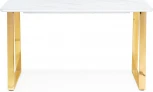 Керамический стол Селена 160 (Селена 2 160х90х77 белый мрамор / золото) Notta арт.572185