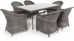 "Эспрессо" обеденная группа плетеная, цвет графит 4SIS арт.УТ-00002205