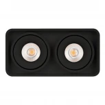 Накладной светильник LED SP-CUBUS-S195x100-2х8W Day4000 (BK, 45 deg, 230V) (Arlight, IP20 Металл) 036056