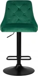 Стул барный DOBRIN JOSEPH BLACK (зеленый велюр (MJ9-88)) 5021_BlackBase-LM BLACK, цвет сиденья зеленый (MJ9-88), основания черный