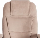 Компьютерное кресло игровое Tetchair BERGAMO (Флок/Бежевый)