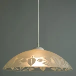 Подвесной светильник Arte Lamp Cucina A4020SP-1WH (220V, на проводе, листья, круглые)