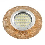 Встраиваемый точечный светильник Fametto Luciole DLS-L149 GU5.3 GLASSY/TEA (220V, круглые)