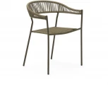 Стул уличный La Forma (ex Julia Grup) Futadera (Зеленый/ Сталь,Веревка)
