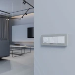 Рамка на 3 поста (дымчатый/белый, soft-touch) Werkel W0033067 (a067262)