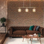 Подвесной светильник Escada Midland 10188/3S Brass (220V, на проводе)