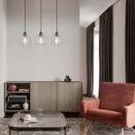 Подвесной светильник Escada Grid 10190/3S Chrome (220V, на проводе)