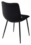 Обеденный стул M-City TINTIN BLUVEL-19 BLACK / черный каркас