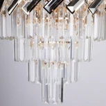 Подвесная люстра De City Бриз 111016206 (220V, хрусталь, на цепи)