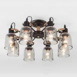 Потолочная люстра на штанге Eurosvet Astor 70111/8 черный (220V)