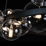 Подвесной светильник Loft IT Molecule 10023/1200 (220V, на тросе, шарики, кольцо)