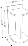 Стол приставной DOM SIDE TABLE LEVE