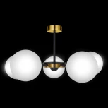 Потолочная люстра на штанге 33 Идеи CHN800S.05.17BL.PA-S01WH (220V, шарики)