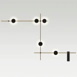 Настенный поворотный светильник 6632/18WL Odeon Light Flavio HIGHTECH ODL24 металл/черный/античная бронза/акрил IP20 LED 18W 3000K 220V