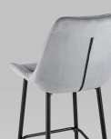Стул барный Stool Group Флекс велюр серый УТ000025268