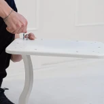 Банкетка Берже 26 белый ясень от фабрики Mebelik