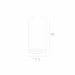 Накладной точечный светильник Arte Lamp Unix A1516PL-1GY