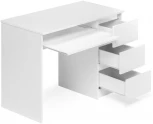 Письменный стол Woodville Мадера СМП правый белый 497493