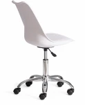 Компьютерное кресло для оператора Tetchair TULIP (Металл,Пластик,/Белый,Хром)