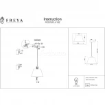 Подвесной светильник Freya Alessandra FR2016PL-01BZ
