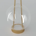 Настольная лампа Eurosvet Frasco 80507/1 латунь (LED, 220V, выключатель)