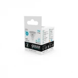 Лампочка светодиодная GU5.3 7 Вт 550 lm 4100K нейтральное белое свечение Gauss Elementary 13527