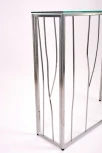 Консольный стол AllConsoles 1024-CS clear серебряный