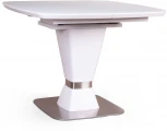 Стол раскладной Madison (100+40 см) матовое закаленное стекло белый Top Concept 2000000001067