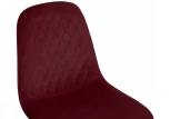 Обеденный стул на металлокаркасе Woodville Dabl wine red 11707
