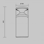 Наземный уличный светильник Maytoni Pyro O496FL-L21B3K1 (LED, 220V, круглые, IP65)