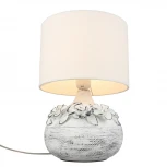 Интерьерная настольная лампа Omnilux Valdieri OML-16504-01 (220V, выключатель, цветы)