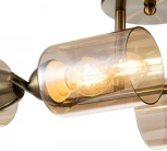 Потолочная люстра на штанге Bungarus 1110/4P Е27*60W Antique bronze (220V)