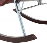 Кресло-качалка складная "Белтех", к/з коричневый 4811321000237 Leset