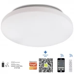 Потолочный светильник круглый Mantra Zero Smart 5946 (LED, 220V, диммер, пульт управления, управление смартфоном, умный дом - Tuya Smart, круглые)