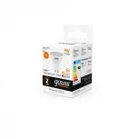 Лампочка светодиодная полусфера белая колба GU10 9 Вт 640 lm 3000K теплое белое свечение Gauss Elementary 13619