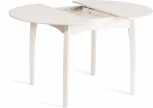 Стол DIAMANTE круглый (Бук,МДФ,Шпон дуба /Белый)