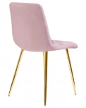 Стул обеденный ALEX (золотые ножки, сиреневая ткань (UF860-04B))