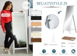 Зеркало напольное BeautyStyle 29 светло-коричневый 131 см х 47,1 см от фабрики Mebelik