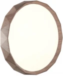 Настенно-потолочный светильник Sonex Zif Wood 7637/AL BASICA SN пластик/корич. под дер. LED 18Вт 4000K D295 IP43 (220V, круглые)