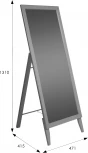 Зеркало напольное BeautyStyle 29 серый 131 см х 47,1 см от фабрики Mebelik