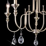 Подвесная люстра Citilux Рига CL437153 (220V, на цепи, подсвечник, свеча)