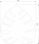 Настенный светильник TK Lighting Monstera 5422 (220V, листья)