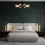 Потолочная люстра на штанге Eurosvet Stark 50386 LED латунь (220V)