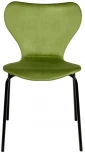 Стул Seven светло-зеленый велюр с чёрными ножками Bradex Home RF 0254