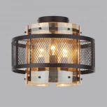 Потолочная люстра Lumion Zarina 8007/3C черный/черный, золотой металл/металл, стекло Е14 3*40W 220V (круглые)